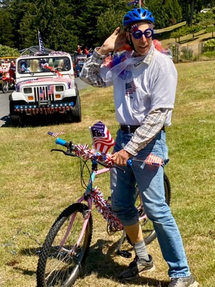 The Blakely Island Fourth of July parade