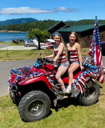 The Blakely Island Fourth of July parade