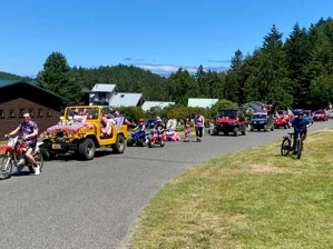 The Blakely Island Fourth of July parade