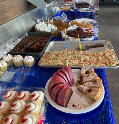 Fourth of July desserts on Blakely Island