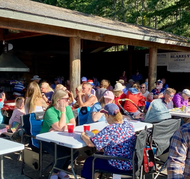 Fourth of July desserts on Blakely Island