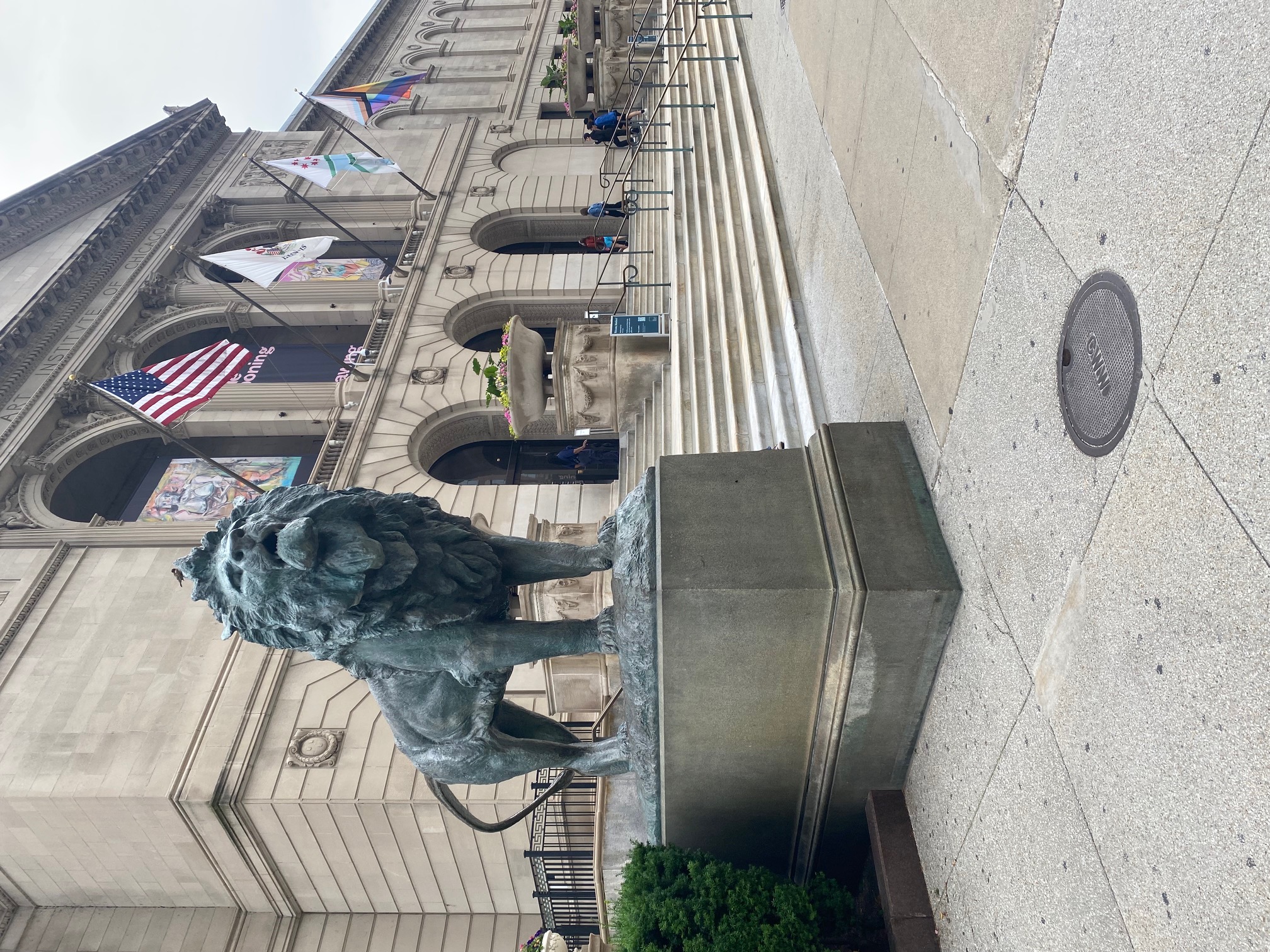 Edward Kemey s Lions outside the Art Institute on Michigan Avenue
