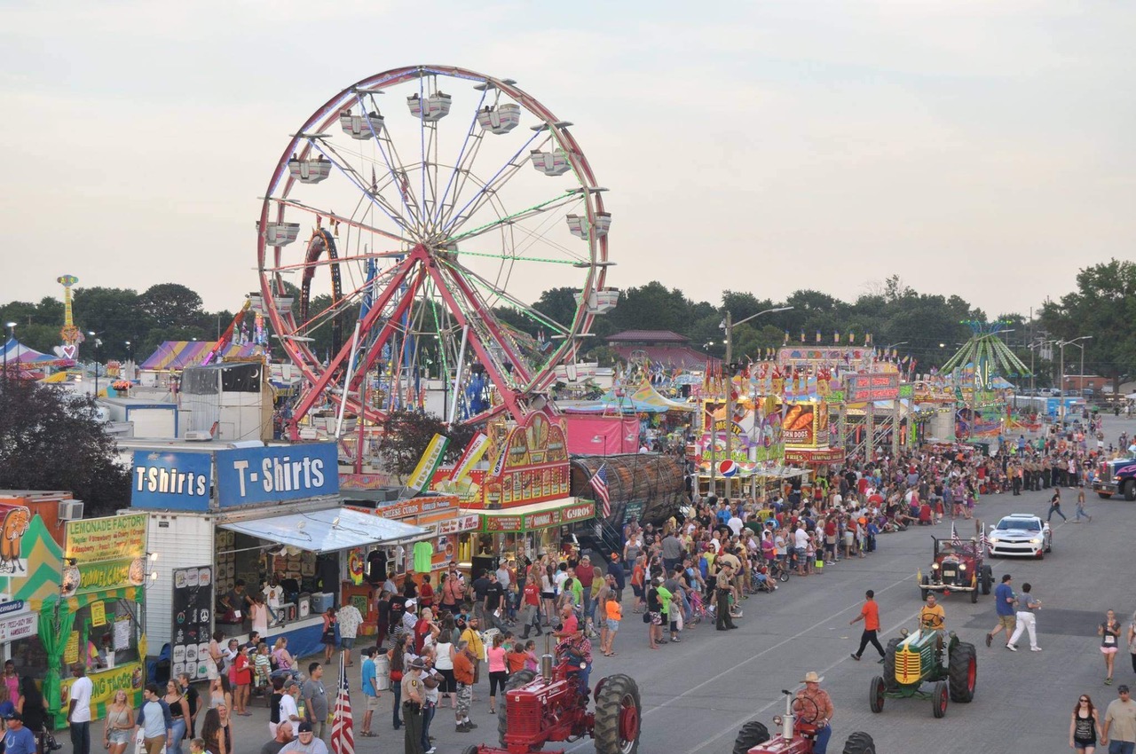 Ferris wheel at the Illinois State Fair