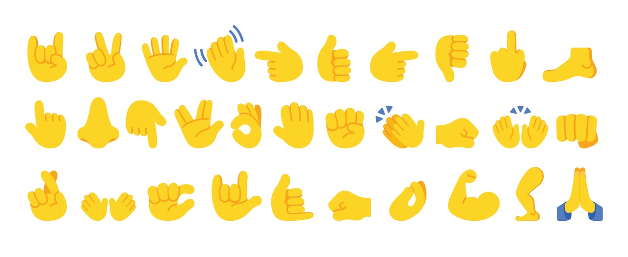 Hand emojis