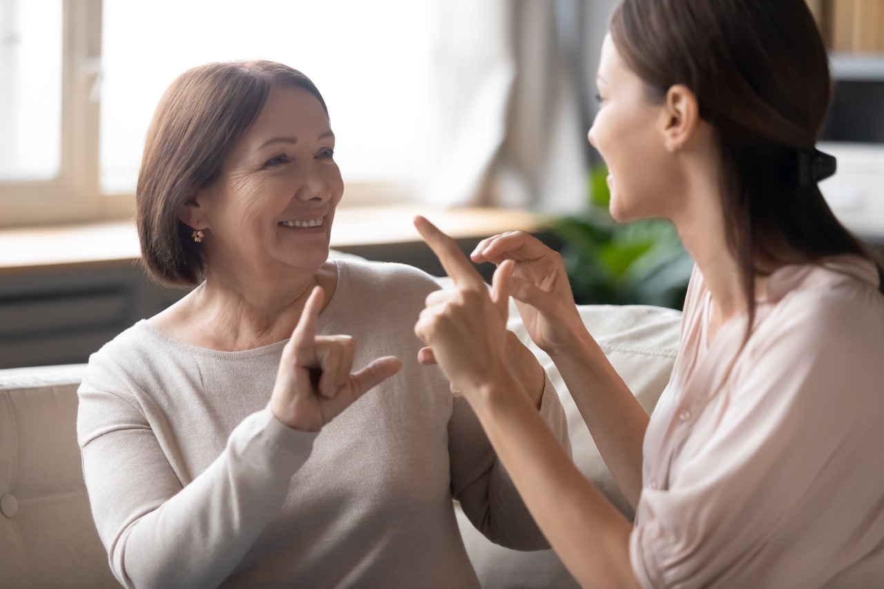 Sign language conversation