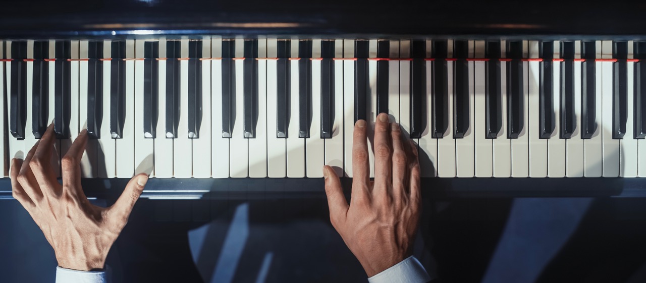 A pianist's hands