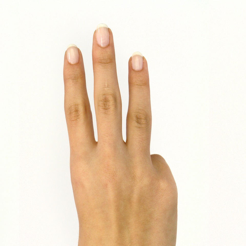 The non-German way of indicating three
