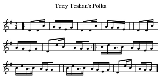 Terry Teahan's Polka sheet music