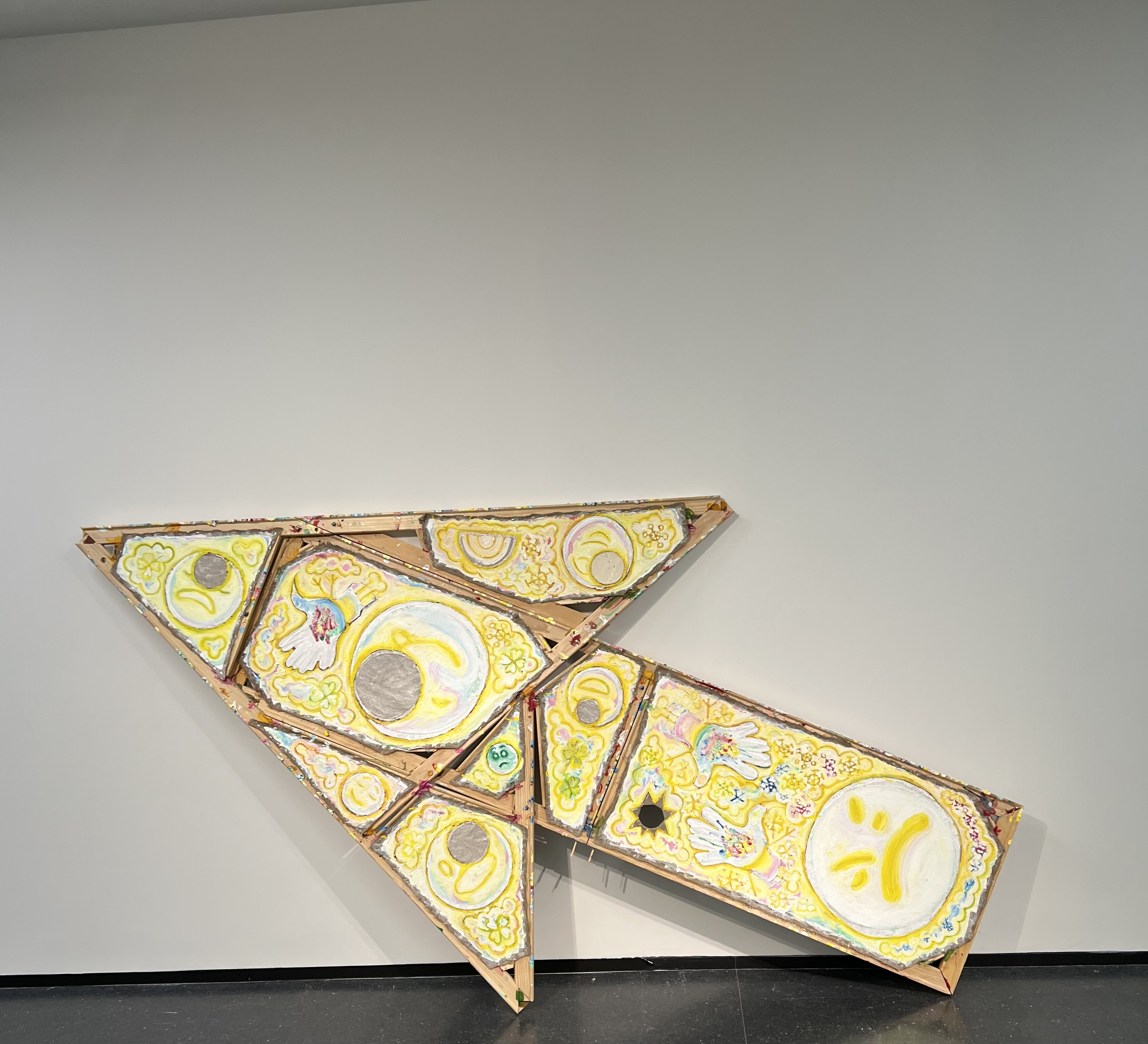 Mike Cloud, installation view, Wordless Obstruction