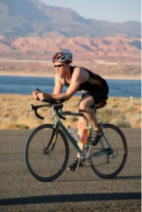 Anderson loves to bike