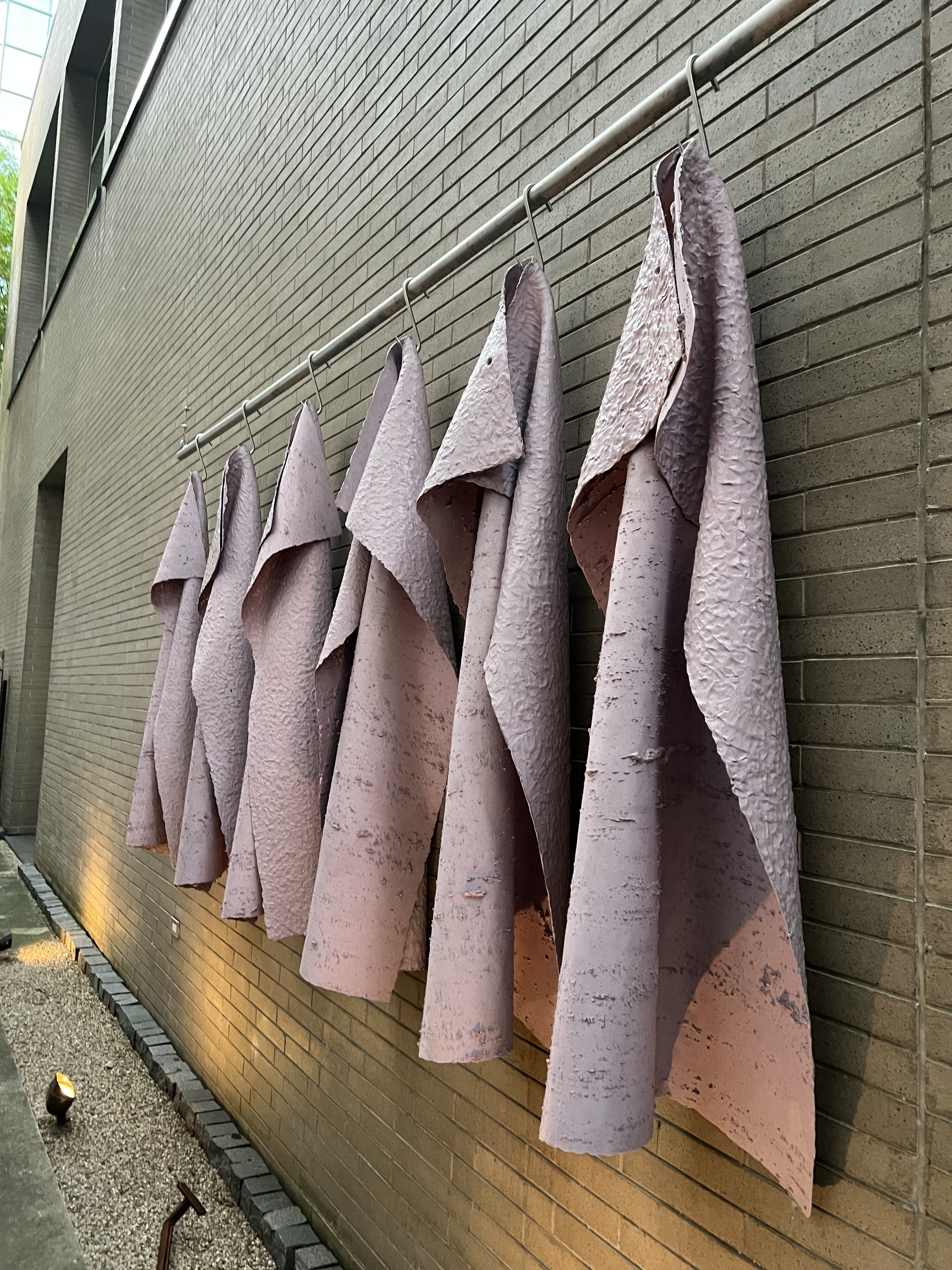 Leticia Pardo, detail of installation at the garden of The Arts Club of Chicago