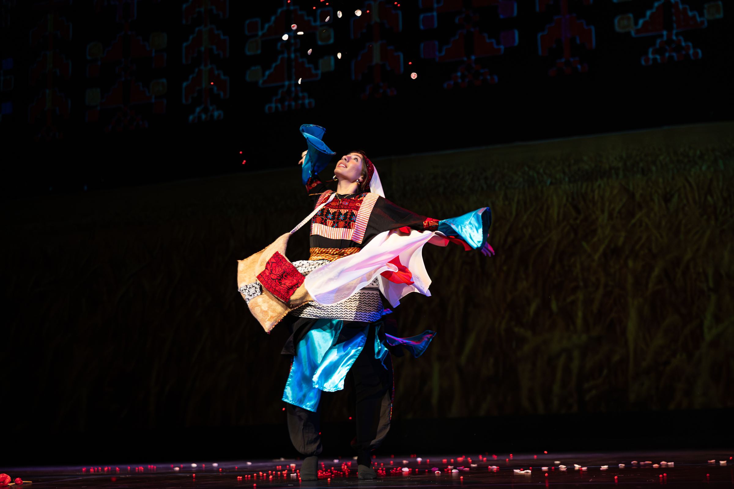 A Canaan Wellspring dancer performing on stage