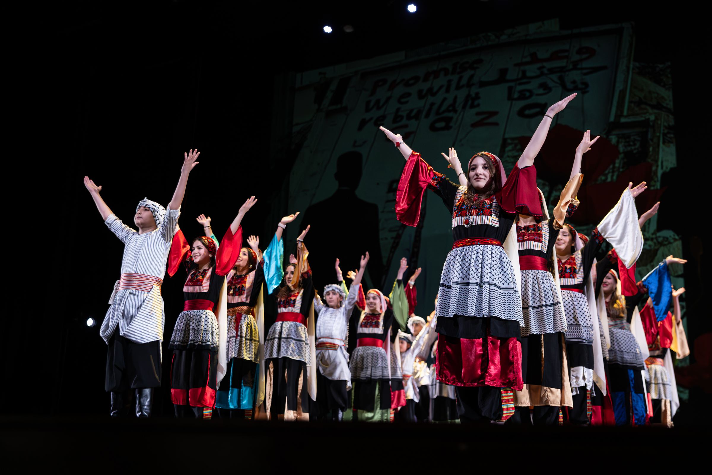 Canaan Wellspring dancers performing on stage