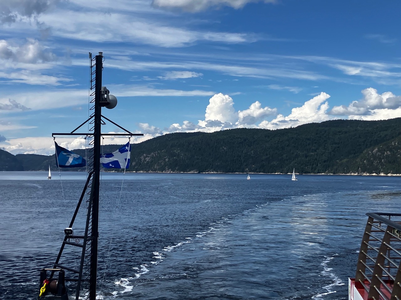Ferry crossing on the Saguenay River