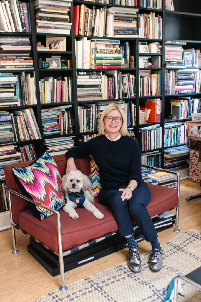 A view of artist/photographer Suzette Bross in her studio, AiPS founder and Executive Director. Photo courtesy Artists in Public Schools. Photo: Devina Yoestong