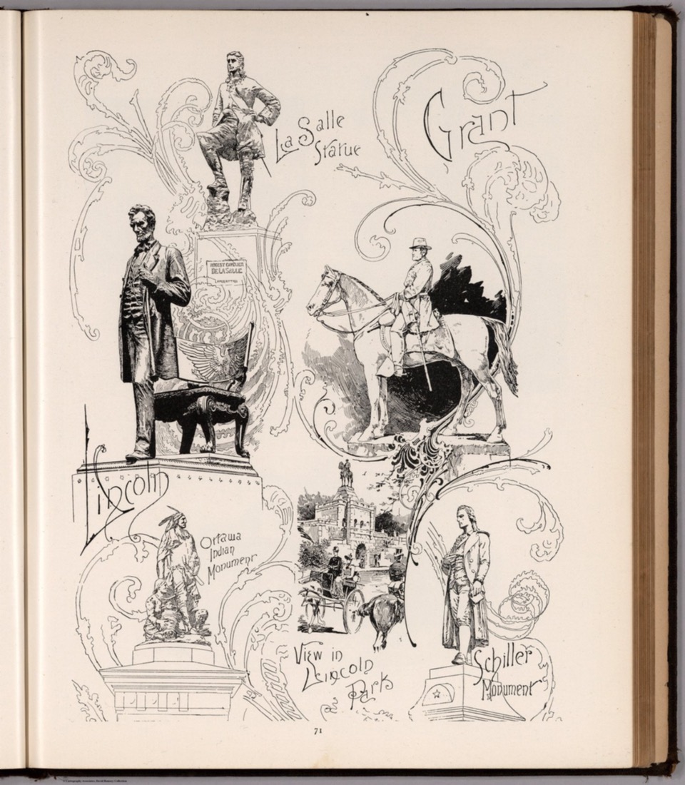 Lincoln Park Statues Sketches